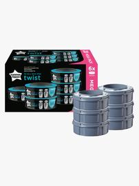 Tommee Tippee, Sangenic Twist & Click Refill 6-p