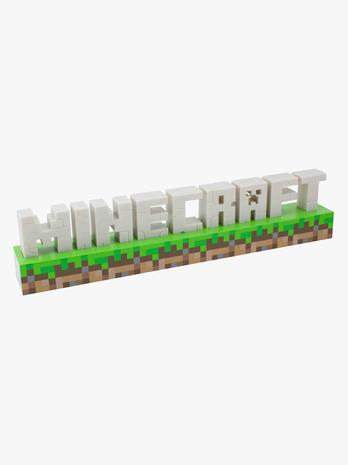 Minecraft Logo Light -lamppu