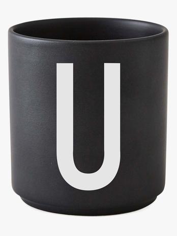 Design Letters Design Letters kuppi musta U