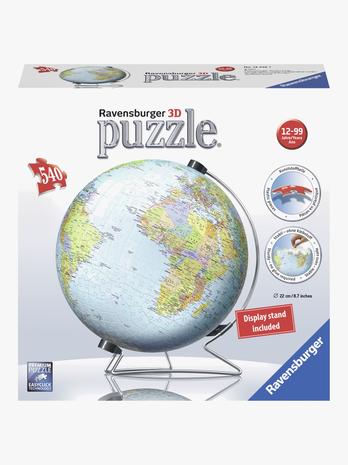 Ravensburger World Globe 540 palaa palapeli