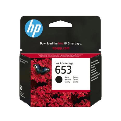 HP 653 Black, mustekasetti