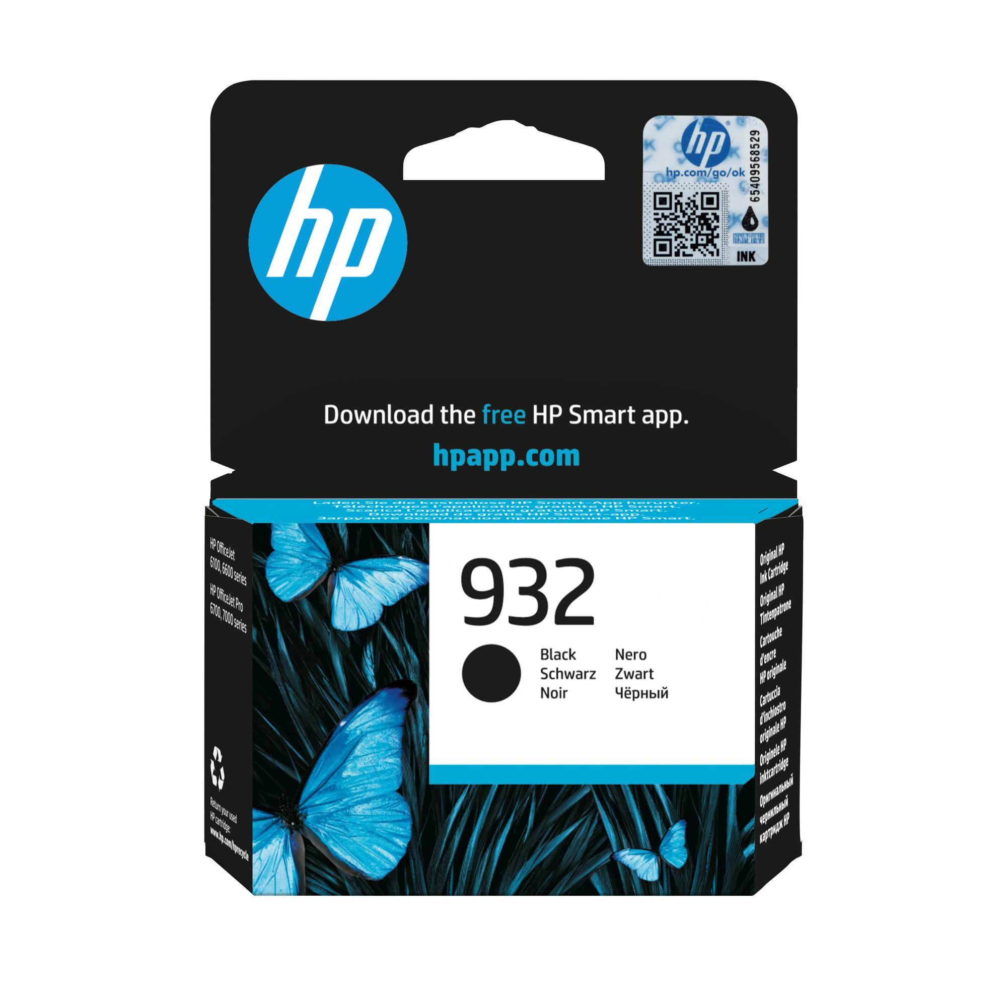 HP 932 -mustekasetti, 8.5 ml, musta