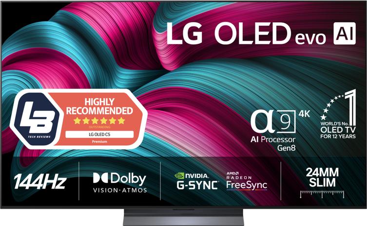 LG OLED77C25 (77"), OLED-televisio
