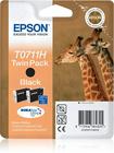 Epson C13T07114H10 -tuplapakkaus, mustekasetti