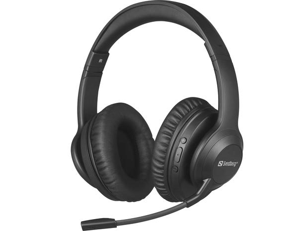Sandberg Bluetooth Headset ANC+ENC Pro (126-45), Bluetooth-vastamelukuulokemikrofoni_