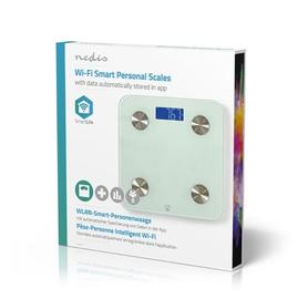 Nedis WIFIHS10WT, Wi-Fi-kehoanalyysivaaka
