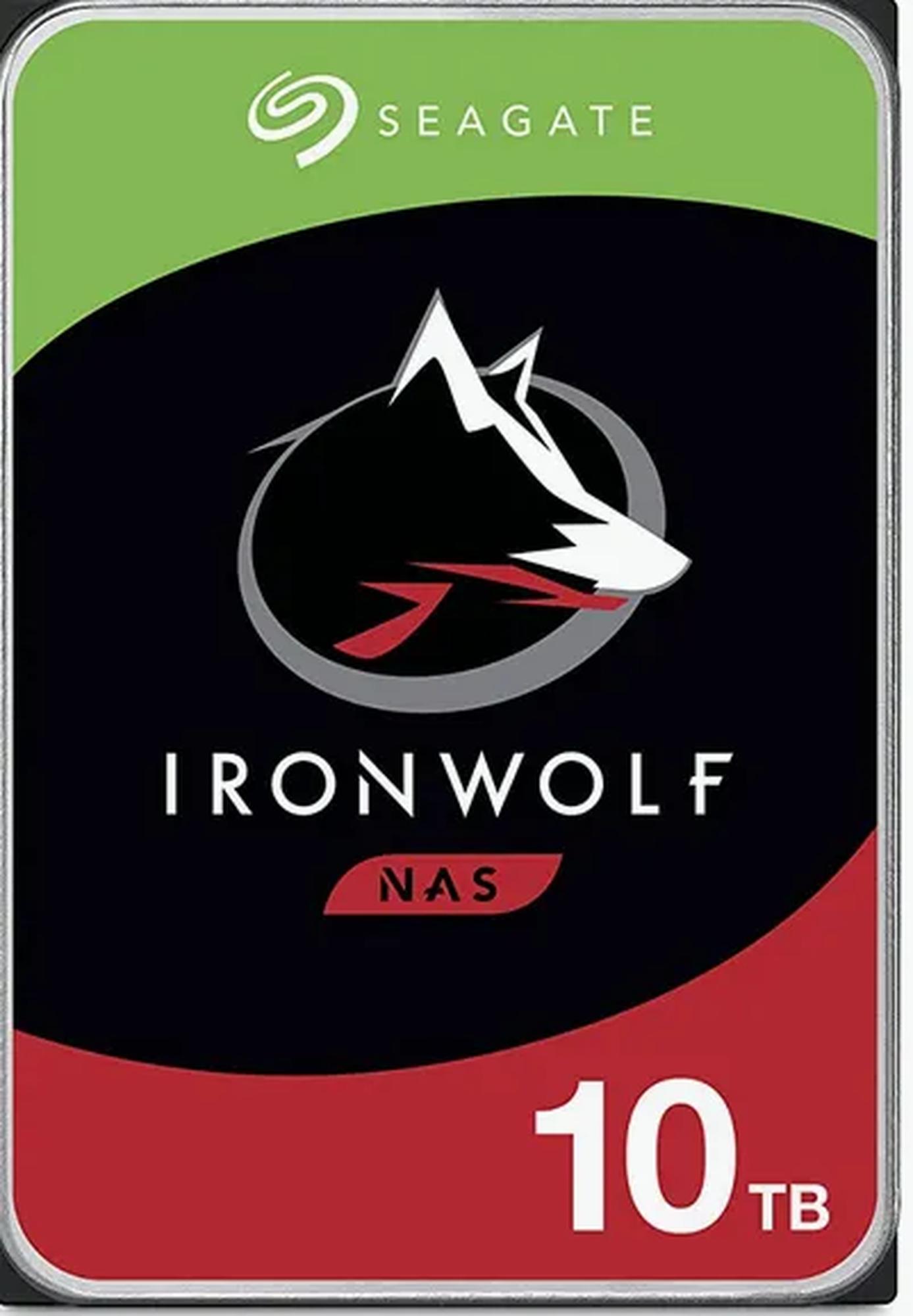 Seagate IronWolf 3.5 10 Tt, 7200 RPM, 256 MB, SATA III -kovalevy (NAS)