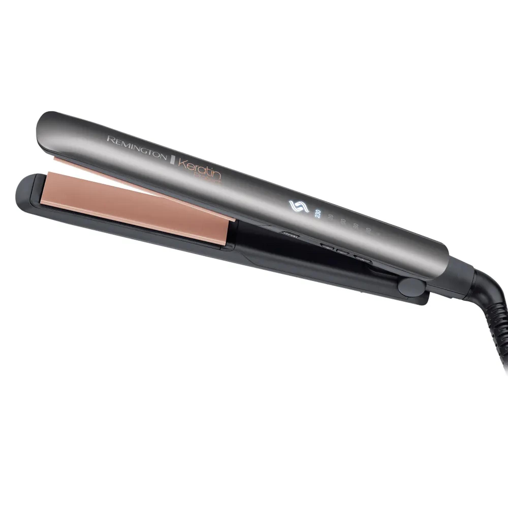 Remington Keratin Protect S8598 -suoristusrauta, musta/harmaa