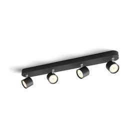Philips STAR bar/tube black 4x4.5W SELV Dim
