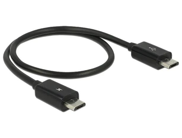 Micro USB B naaras - 2 x Micro B uros, kaapeli