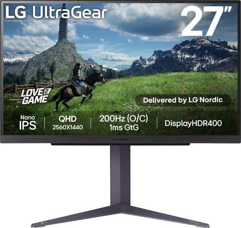 LG 27GS85Q-B (27"), näyttö – kuva 1/8