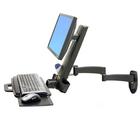 Ergotron 200 Series Combo Arm 45-230-200, seinäteline max 24" lcd/tft-näytölle, max 8,2 kg