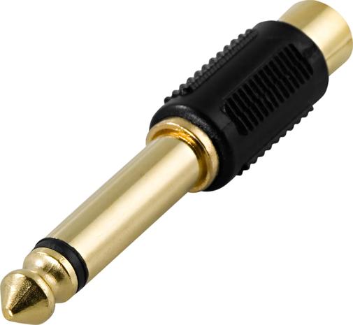 RCA naaras - 6.3mm mono uros, adapteri – kuva 8/8