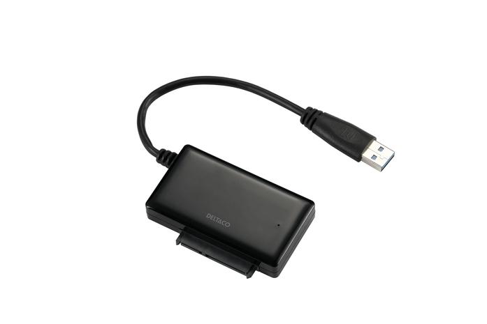 DELTACO (USB 3.0 - SATA) USB3-SATA6G2, sovitin 2,5" kiintolevyille – kuva 7/8