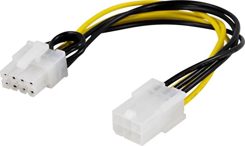 6-pin PCI-Express - 8-pin PCI-Express, adapterikaapeli