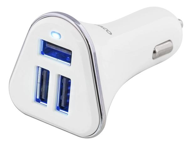 Deltaco USB-CAR10, virta-adapteri autoon