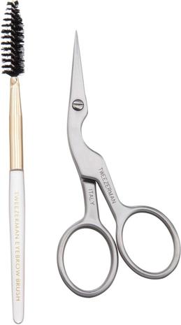 Tweezerman Brow Shaping Scissors & Brush – kuva 3/8