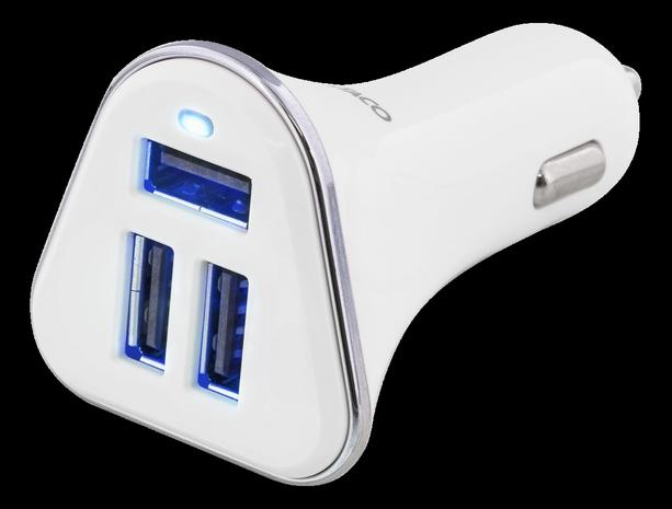 Deltaco USB-CAR10, virta-adapteri autoon