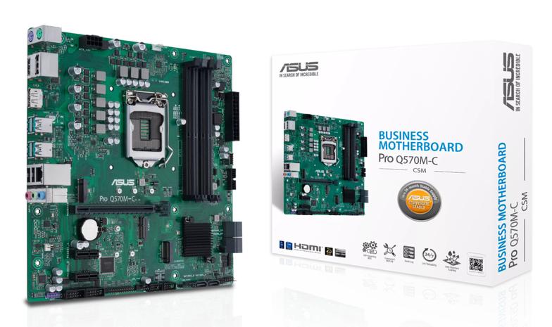 Asus PRO Q570M-C/CSM, emolevy