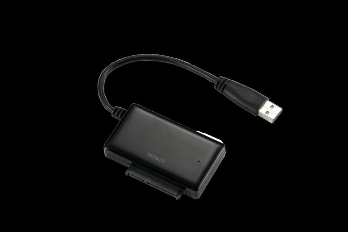 DELTACO (USB 3.0 - SATA) USB3-SATA6G2, sovitin 2,5" kiintolevyille – kuva 8/8