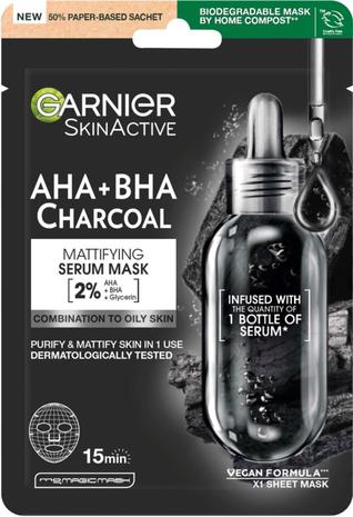 Garnier Skin Active Pure Charcoal Black Algae 32 g naamio