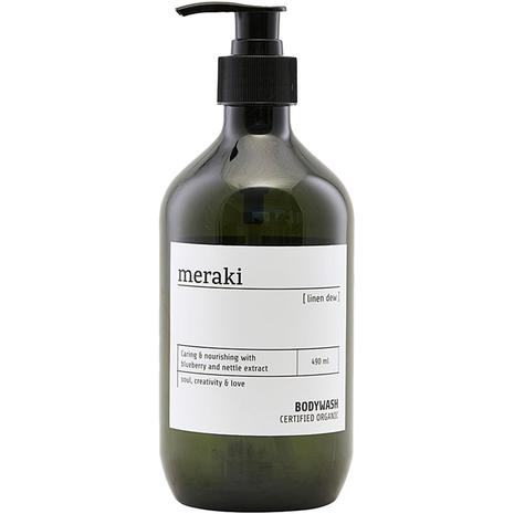Meraki Linen Dew Body Wash, 490 ml