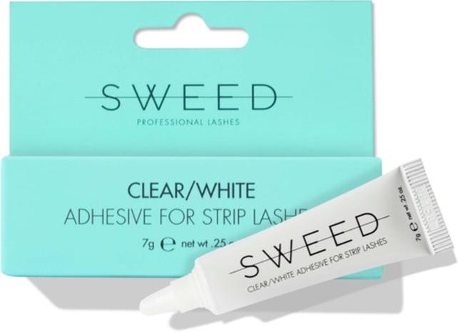 Sweed Lashes - Clear/White Adhesive For Strip Lashes