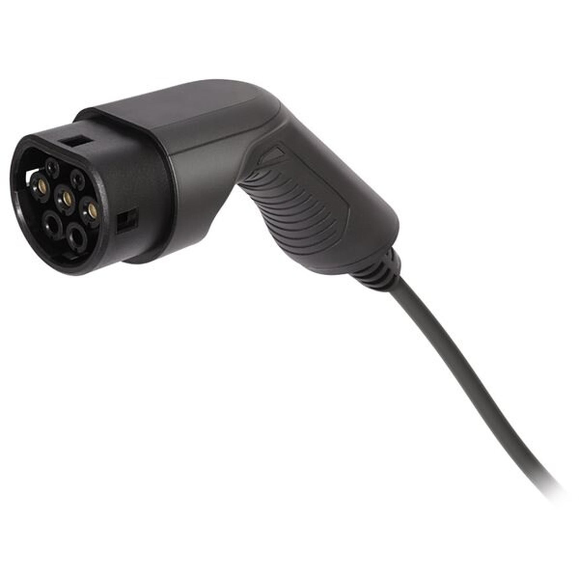 Deltaco e-Charge kabel type 2 til type 2 1 fase 32A 5m