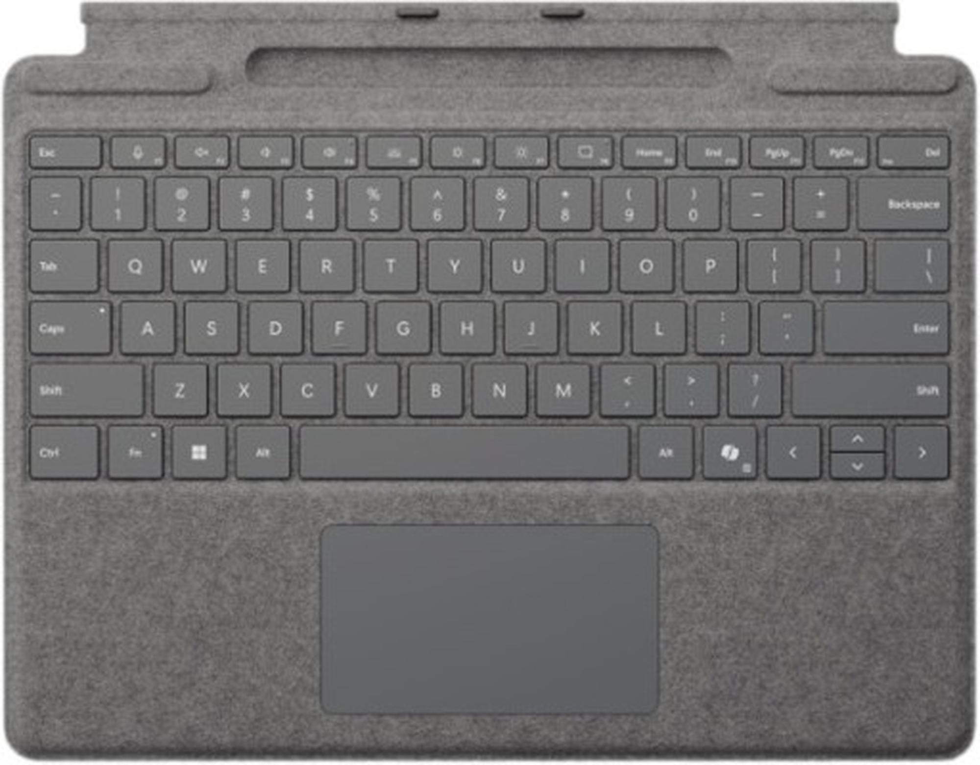 Microsoft Surface Pro Keyboard - Näppäimistö - Pohjoismainen - Harmaa