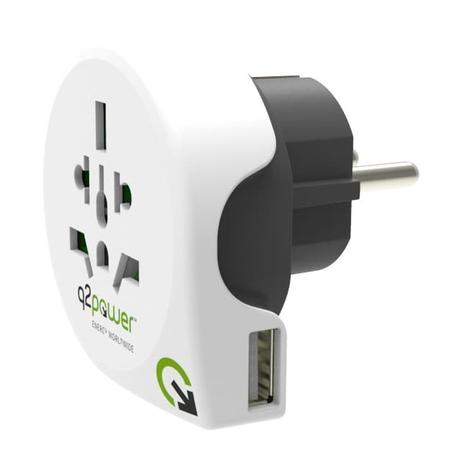 Matka-adapteri world to europe usb
