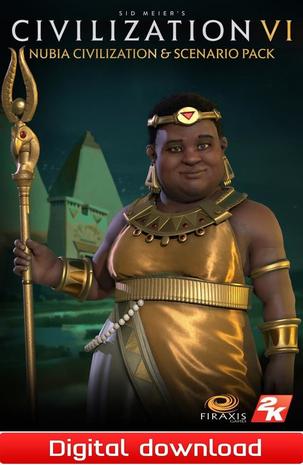 Sid Meier's Civilization VI (6): Nubia Civilization & Scenario Pack (DLC), PC -peli