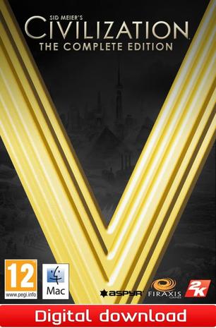 Civilization V (5) Complete Edition, Mac-peli