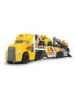 Dickie Toys Heavy Loader Truck, lavettirekka ja kaksi työkonetta