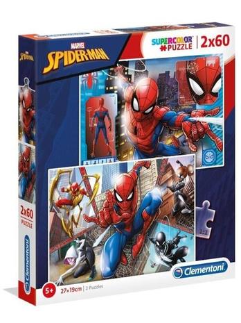 Clementoni Puzzle Spiderman 2x60st. Lattia
