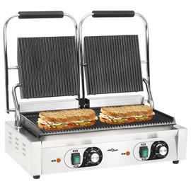 vidaXL Kaksoisparilagrilli 3600 W 58x41x19 cm