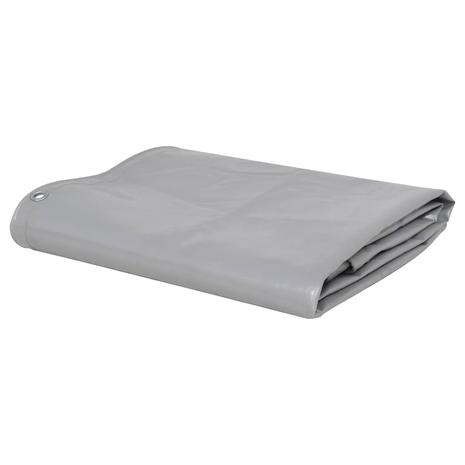vidaXL Pressu 650 g/mÂ² 1,5x6 m harmaa