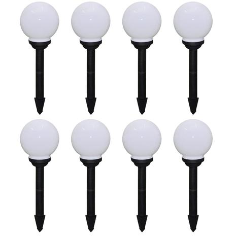vidaXL Ulkolamput polulle 8 kpl LED 15 cm maapiikillä