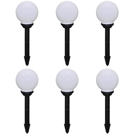 vidaXL Ulkolamput polulle 6 kpl LED 20 cm maapiikillä