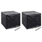 vidaXL Puutarhan vesisäiliön suojat 2kpl 8 purjerengasta 116x100x120cm