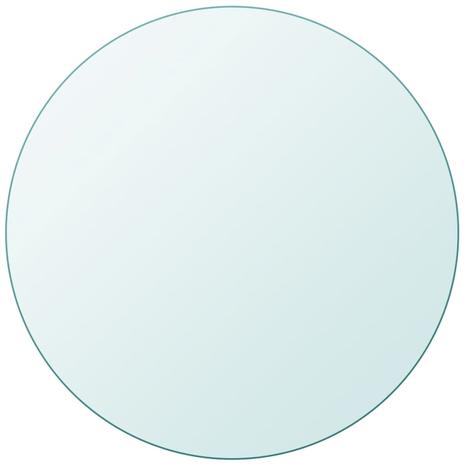 vidaXL Pöytälevy Karkaistu Lasi Pyöreä 800 mm