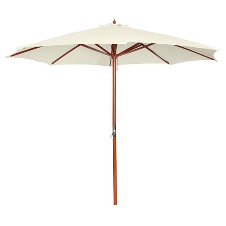 vidaXL Aurinkovarjo Valkoinen 258 cm.