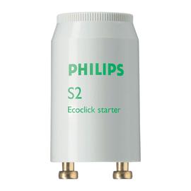 Philips S2 4-22W, Valaisimen sytytin, Valkoinen, Muovi, fluorescent lamps with electromagnetic ballast, 4 W, 22 W