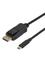 Deltaco USB-C - DP 1.4 cable BiDirectional 1m black – kuva 1