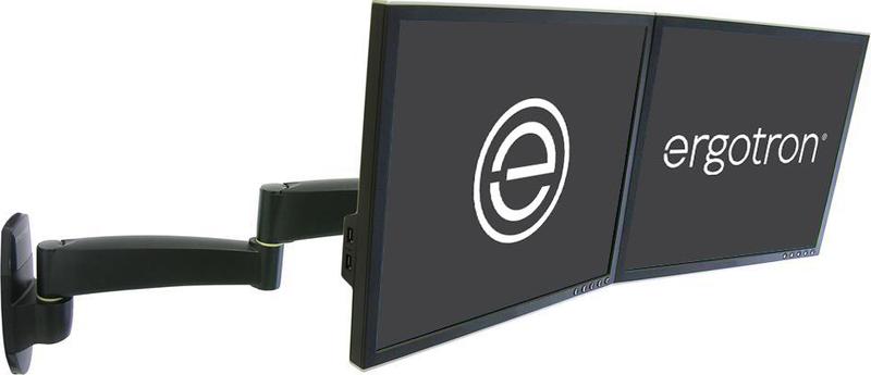 Ergotron 200 Series Dual Monitor Arm 45-231-200, seinäteline2 max 22", 5,9 kg – kuva 3/8