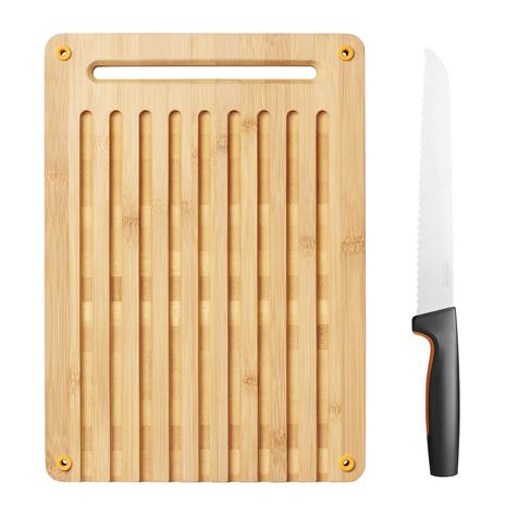 Fiskars Functional Form leipälauta ja veitsi