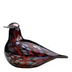 Iittala Birds by Toikka Rubiinilintu, lasilintu  210 x 130 mm