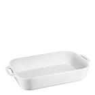STAUB Uunivuoka Neliskulmainen 34x24 cm Kivitavara Valkoinen