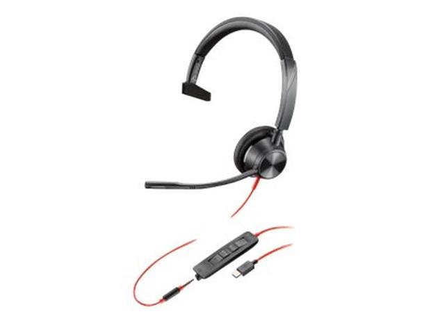 HP Poly Blackwire 3315 (76J12AA / 213936-01) Mono USB-A, kuulokemikrofoni