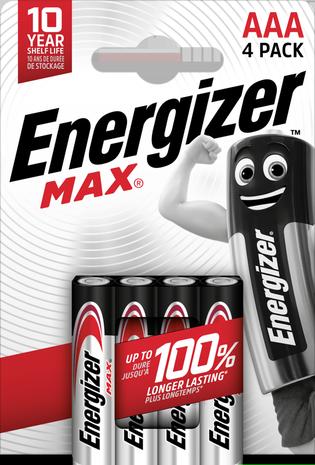 Alkaliparisto AAA | 1.5 V DC | 4 - Läpipainopakkaus