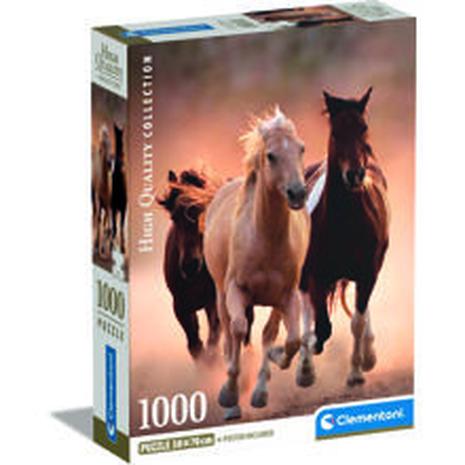 Clementoni Running Horses, palapeli 1000 palaa